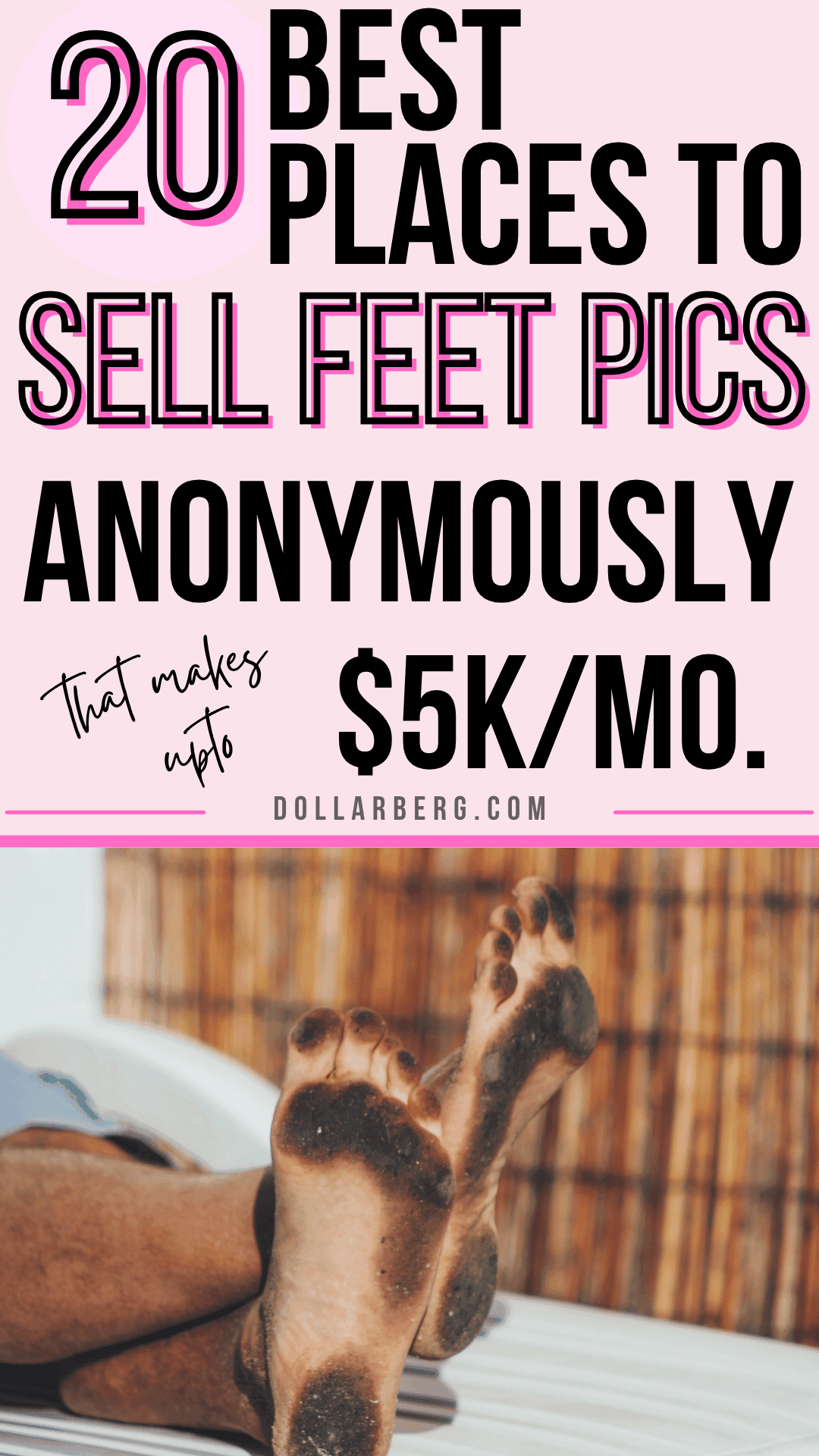 Discover the top apps and websites to sell feet pics online **anonymously  — and start earning **up to $5,000 per month from home!** Whether you’re a beginner or already selling, this guide shows you the safest, highest-paying platforms to turn your content into real income. 💸 #SideHustle #WorkFromHome