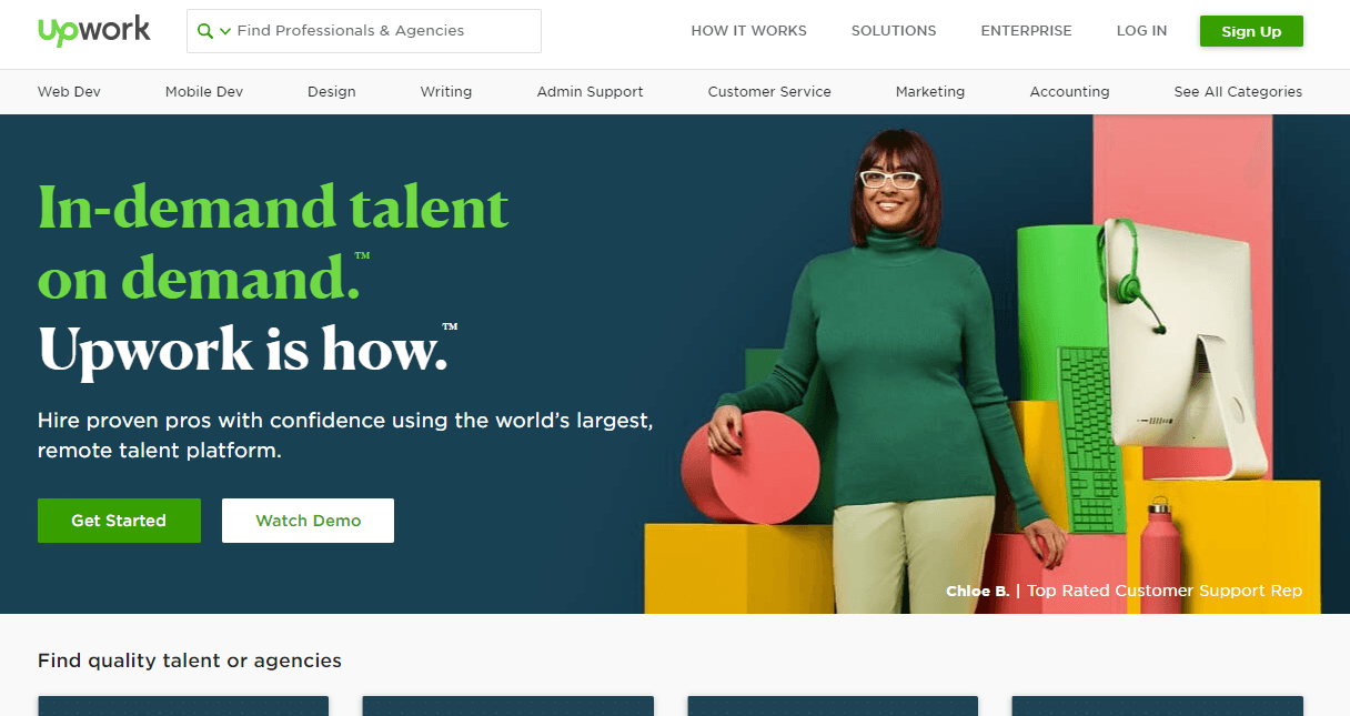 upwork jobs