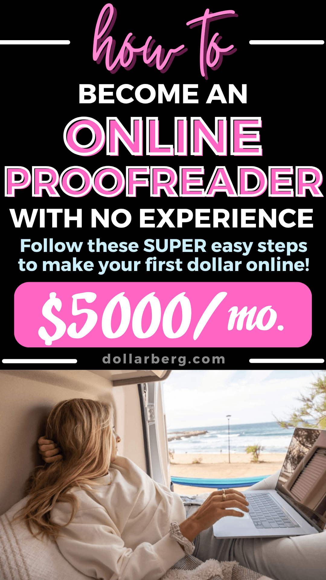 Proofreading is one of the easiest online jobs for beginners! Learn how to become a proofreader from home, start without experience, and build a flexible business that can earn you up to $5,000 per month proofreading documents, blogs, and books.