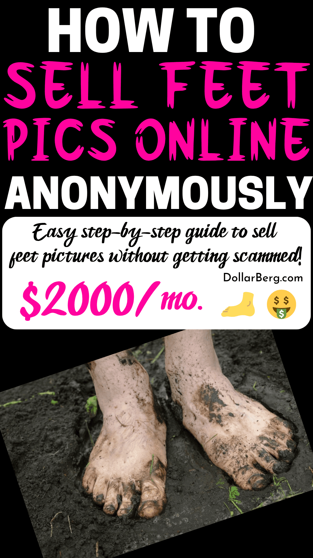 Want to make extra money from home without showing your face? Learn how to sell feet pics online anonymously— the smart, safe, and simple way. This guide breaks down the best platforms, earning strategies, privacy tools, and legal tips so you can earn up to $2,000/month from home while staying completely private. Perfect for beginners who want a low-risk side hustle that actually works.